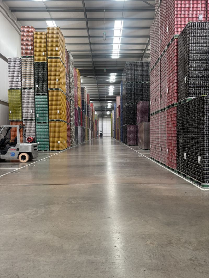 Large warehouse interior