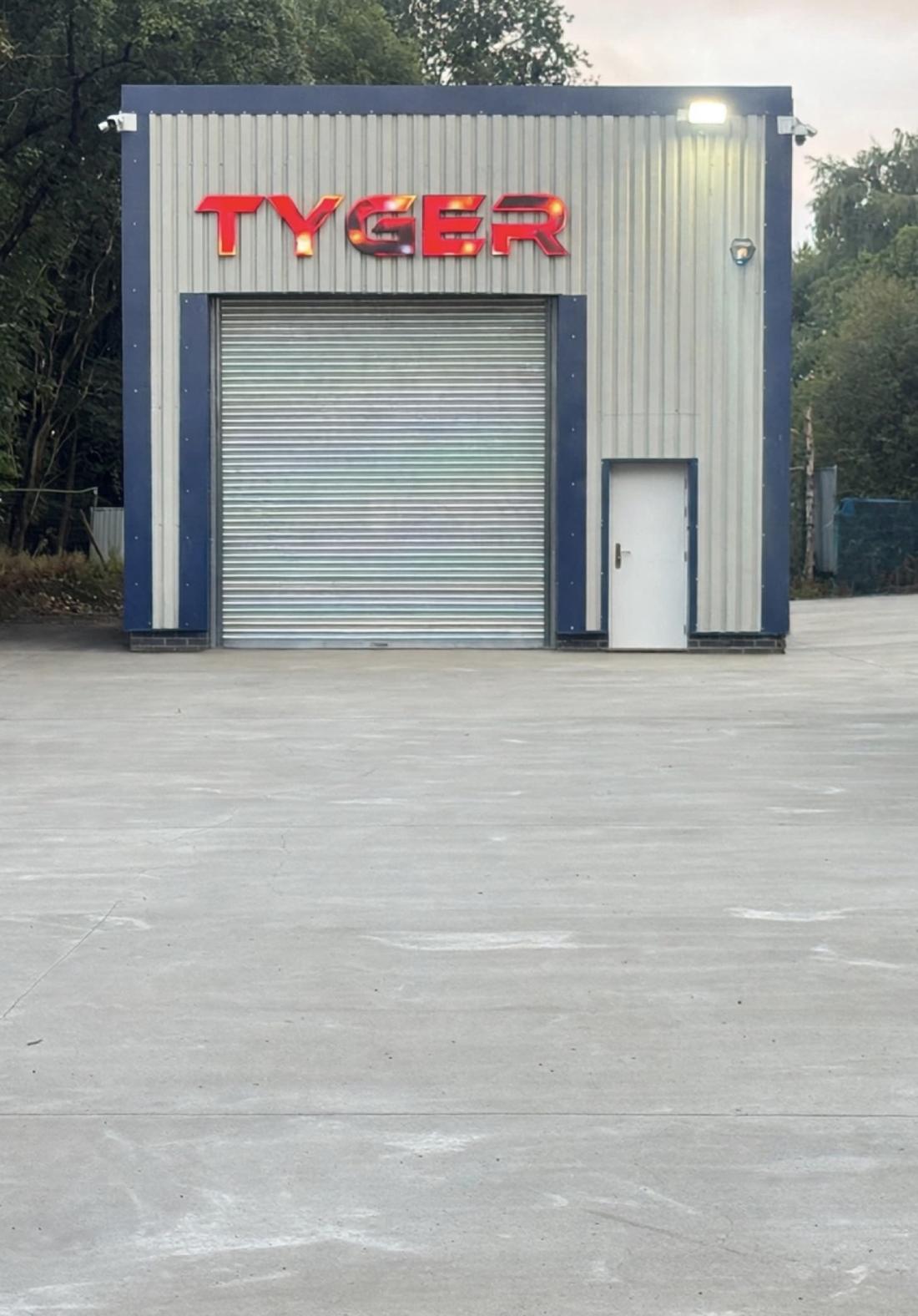 Tyger Security building in daylight